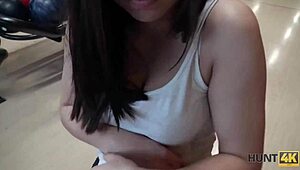 hunt4k stranger offers cash for passionate sex in bar with teen wife