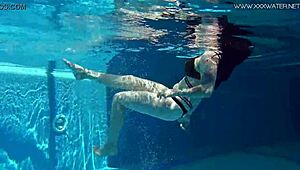 Sheril Blossom Hot Russian Underwater Adventure.