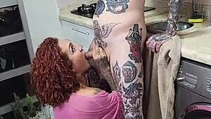 i got home from work and had the naughty guy fuck me all over the house