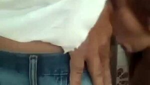 Guy Fixes Shower and Receives Oral Pleasure