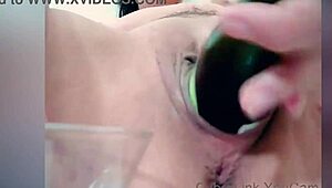 Oh man, Raven Grey is pouring champagne right out of her pussy hole in this kinky solo