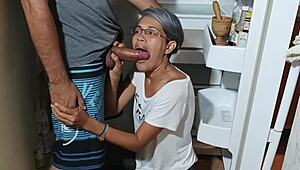 my step father leaves me taking care of his wife and i end up fucking her many times - porn in spanish