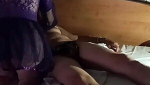 i find my mother-in-law naked when my girlfriend isn't home and end up screwing her...