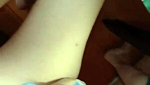 My classmate and I masturbate under the desk in class