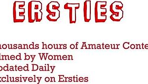 Ersties exhibitionist ana fingers her shaved pussy and ass in public 😍