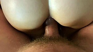 Watch Cuckold Husband Thrill At Cum On Wife's Pussy Then Pound Her Holes And Creampie!