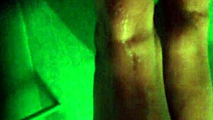 Mohana steps into the bath for her routine, unaware of the hidden cam capturing every moment in this South Indian clip part 1.