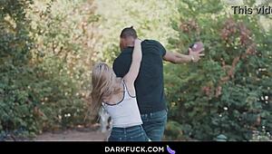 Oh Wow, How Does Blonde Cutie Lilly Handle Getting Banged by That Monster Black Cock in Her Tight Ass?