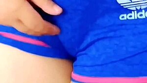 That pervert neighbor couldn't resist the mexican girl in micro shorts and fucked her! 😈