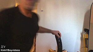 Amateur Uses Huge Dildo On Starving Ass In Homemade Solo Update