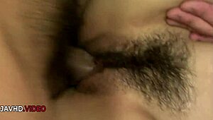 sultry nozomi hazuki blows two guys then fucks