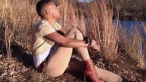 I can't get enough of this sexy red slut sucking my big cock 😍