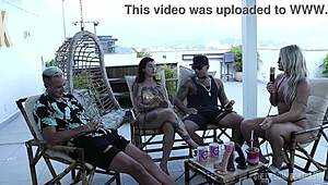 Couple kobra feels orgasm in bora cast.