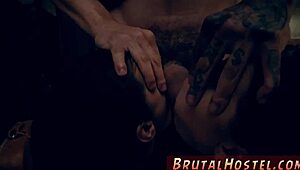 Bondage bitch orgasm! First time in BDSM shop for two young sluts!