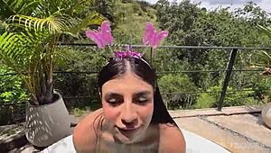 i love fucking in the jacuzzi with the gardener