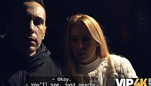 i put a sex timer on and fucked the blondie while tricking her boyfriend