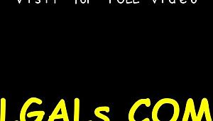 I feel so thrilled when this horny teen girl gets her wet pussy fisted deeply by her passionate lesbian friend.