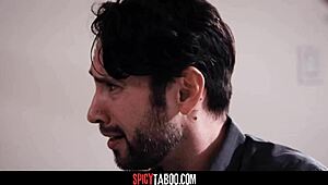 virgin teen tries deepthroat and riding for first time 😍