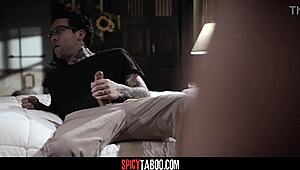 peeping tom catches kenna james deepthroating monster cock taboo