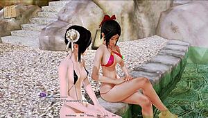 i explore the harem hotel in this game update