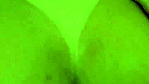 Kalena Mitrak's Follower Jerks Off While She Takes Cock in Bedroom