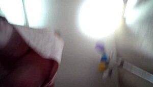 dawnskye1962 in giantess pov with big natural tits and hairy beaver no panties