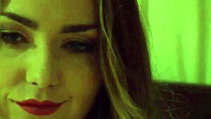 Busty Lesbian Slave Whipped with Natural Tits Bound