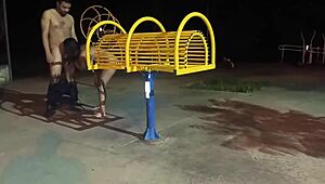 Look at this slutty whore giving in the public square