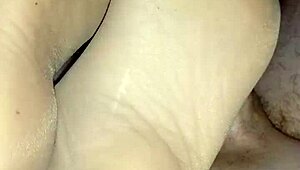 homemade video featuring feet in sheer nylons for a relaxing touch