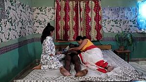 indian bhabhi threesome with stepsister and husband