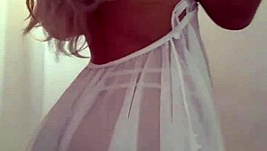 You see, this skinny blonde teen Priscila Belini strips teasingly in her bedroom before taking her first intense anal fisting wide open