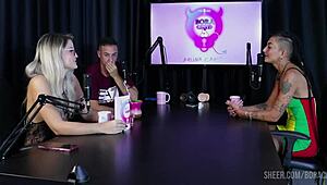 Compilation of Caroleta Roots on Bora Cast with Bruna Carlos - Part 2, Watch on Sheer Red