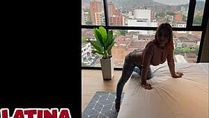 tiny latina slut with huge boobs debuts