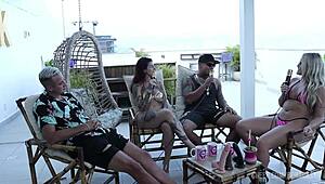 Couple kobra feels orgasm in bora cast.