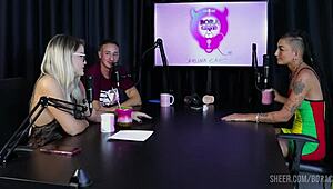 Compilation of Caroleta Roots on Bora Cast with Bruna Carlos - Part 2, Watch on Sheer Red