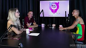 Compilation of Caroleta Roots on Bora Cast with Bruna Carlos - Part 2, Watch on Sheer Red