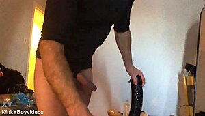 Amateur Uses Huge Dildo On Starving Ass In Homemade Solo Update