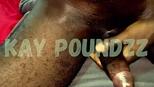 Black Exhibitionist Hot Guy Masturbates To Porn, Achieves Huge Orgasm And Cumshot In HD!