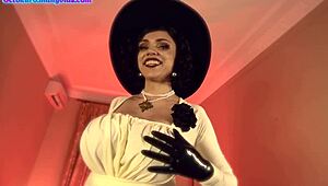 milf dimitrescu wants a good fuck in cosplay