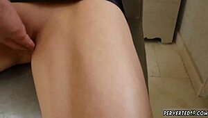 Intriguing first-time MILF handjob by Jane Doux in taboo mother-in-law scenario.