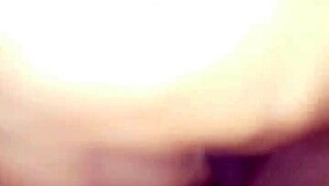 Mature woman receives intense massage session.