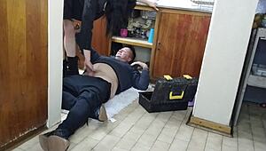 Boss Ladies Enjoy Nice Fuck With Young 18+ Amateurs In Bent-Over Doggystyle!