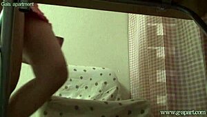 Young Japanese Babe on Webcam in Skirt for Voyeurs