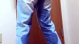 i had to pee in my jeans because my brother was using the bathroom