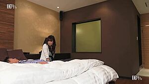 reiko fucks the wife hard while she calls husband, squirting everywhere 😈