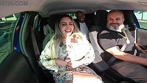 Tifanny Wilson And Latrell With Elisa Ferraz In Group Blowjob Session
