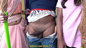 indian step family fucks in missionary quickie
