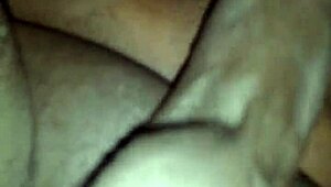 Mature woman receives intense massage session.