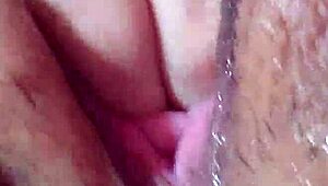 masturbating alone at home, fingering pussy to orgasm