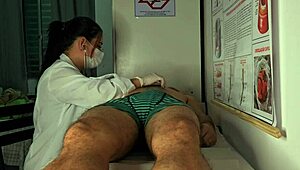 i'm the nurse and this patient got a huge erektion in front of me, so i gave him a blowjob